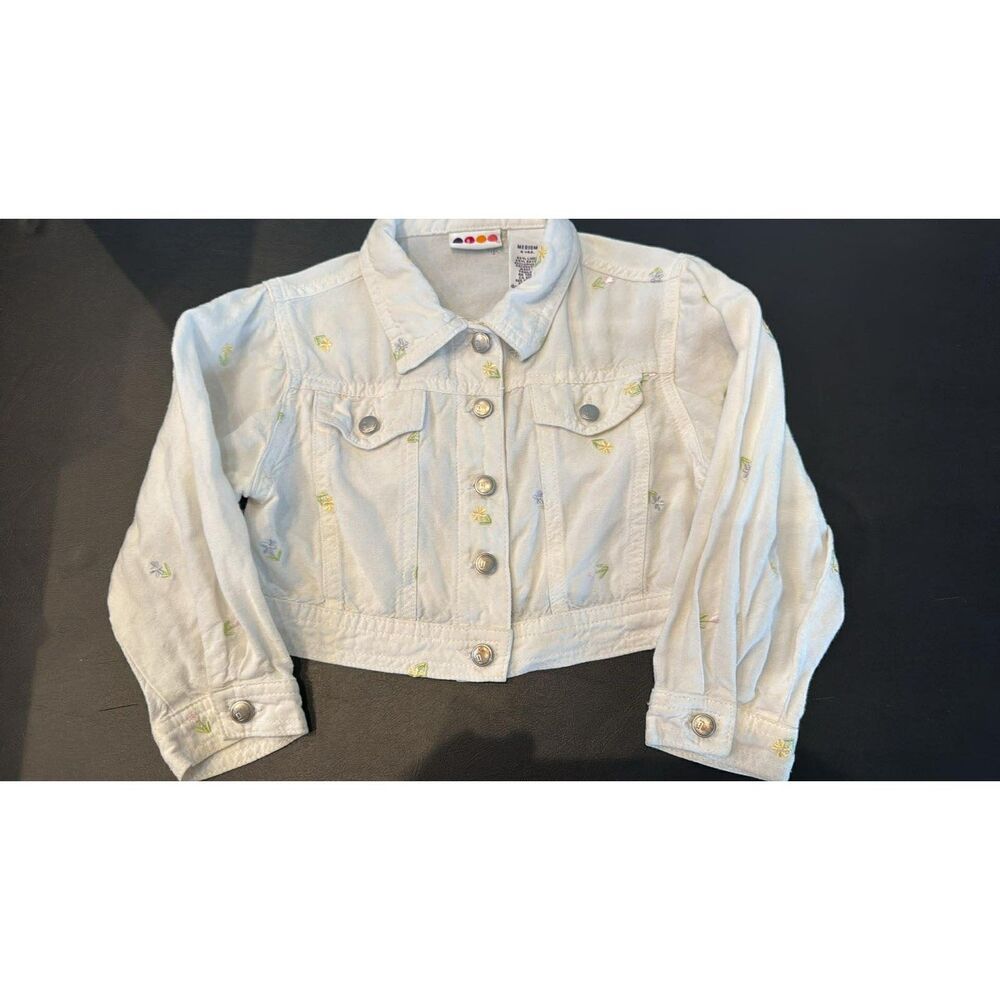 Little Girls 4T Gymboree Jacket with Little Flowers Snaps 2000